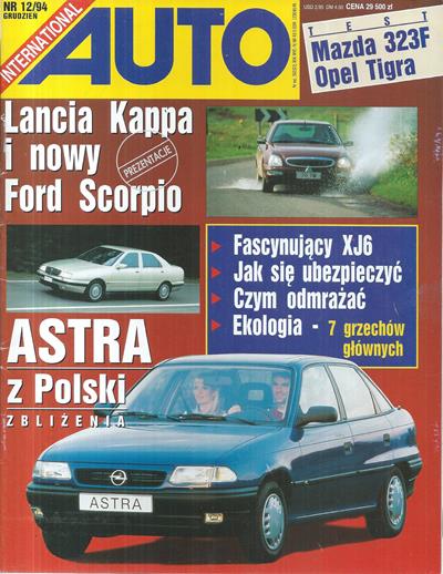 Auto International numer 12/1994 okładka